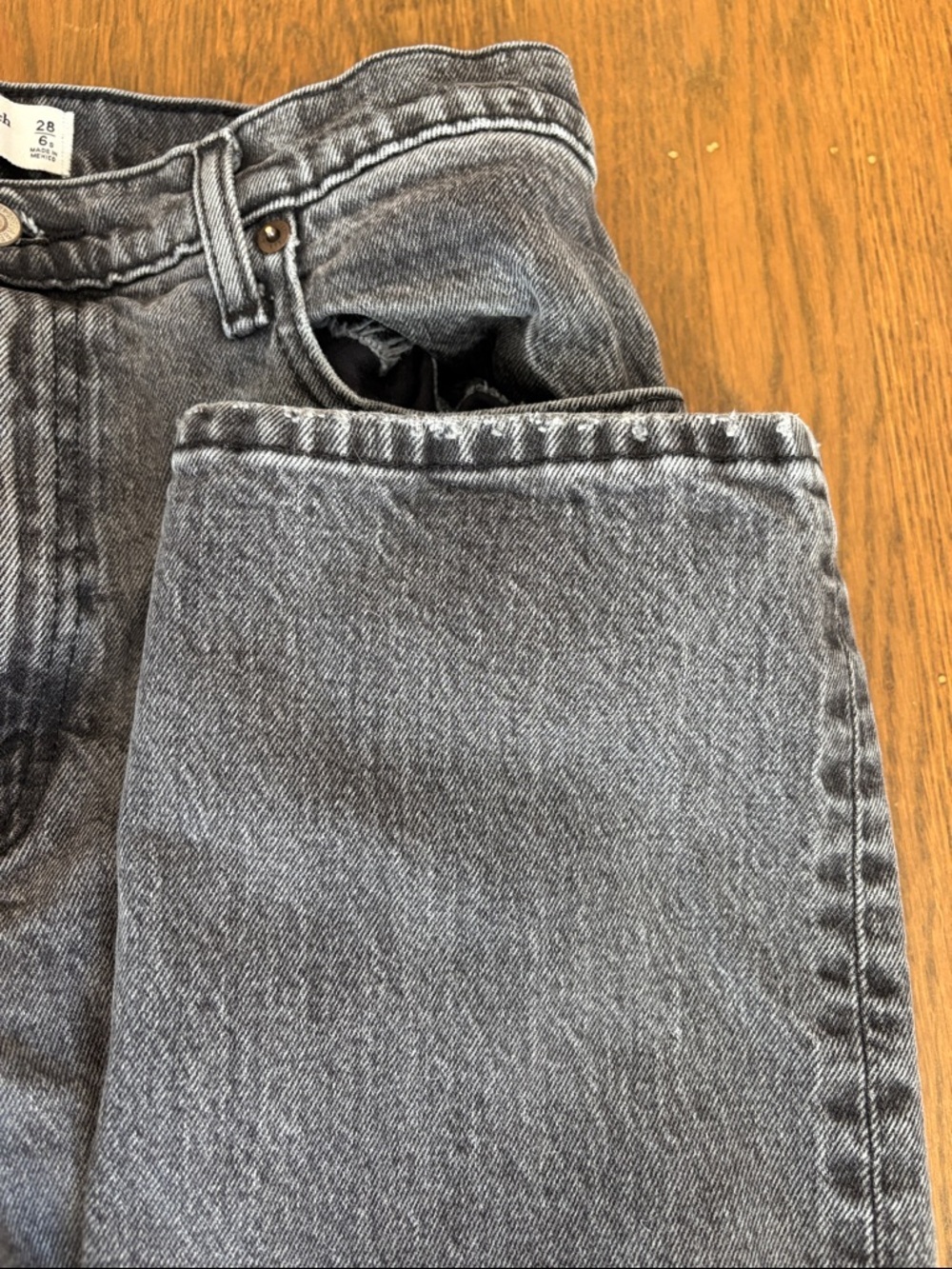 Abercrombie & Fitch The '90s Straight Ultra High Rise size 6 - Picture 4 of 6